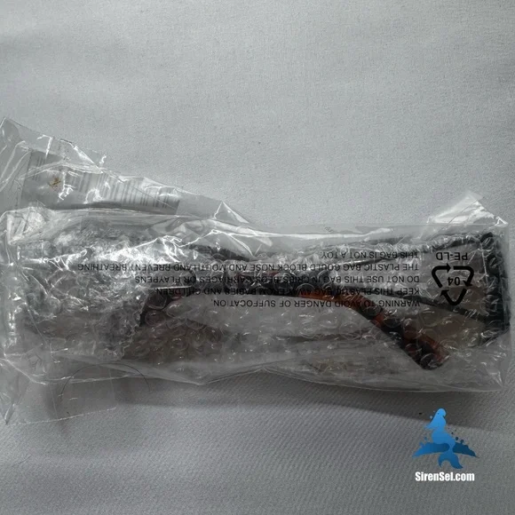 1192 NWT PrettyLittleThing Curved Visor Sunglasses - Brown/Black - Picture 7 of 9